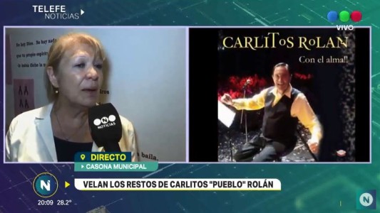 El emotivo adiós a Carlitos "pueblo" Rolán