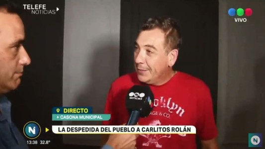 "Despidiendo al más grande" las emotivas palabras del hijo de Carlitos Rolán