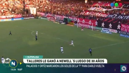 Talleres lo dio vuleta, le ganó a Newell´s 2 a 1