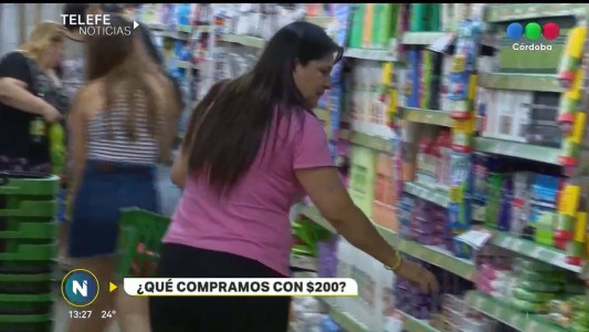 ¿Qué compramos con 200 pesos? El relevamiento de precios de Telefe Noticias Córdoba
