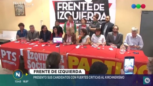 El Frente de Izquierda presentó a sus candidatos