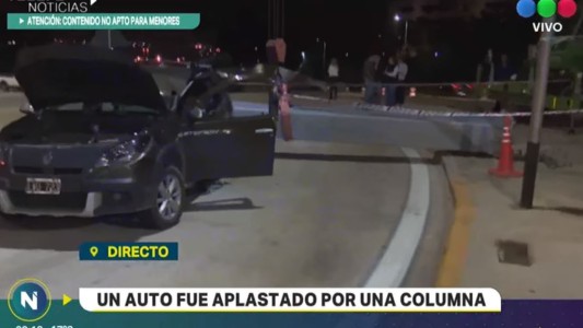 En menos de un día de inaugurado, el primer accidente en el nuevo tramo de circunvalación