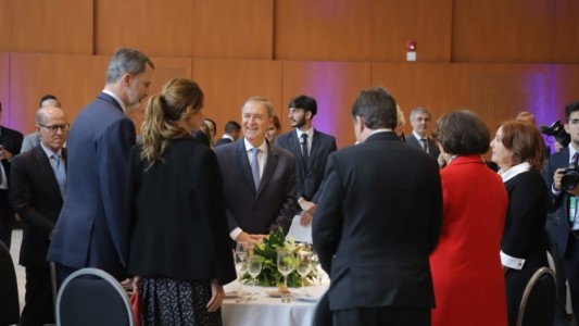 Así llegaba el rey de España al Centro de Convenciones