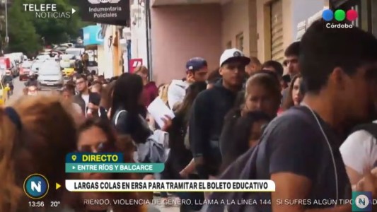 Larga espera en Ersa para tramitar el Boleto Educativo Gratuito