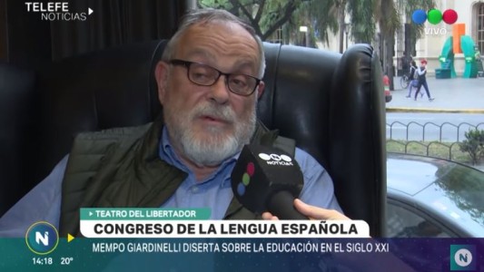Mempo Giardinelli en el Cile 2019: "Hablamos Castellano, no español"