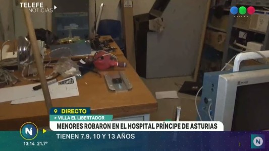 Menores de entre 5 y 13 años robaron en el Príncipe de Asturias