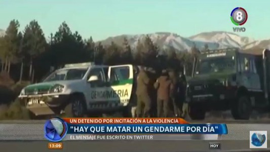 "Hay que matar a un gendarme por día" dijo el joven detenido por incitar a la violencia
