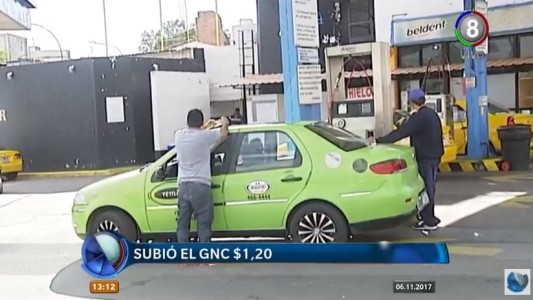 Suba en los combustibles: El GNC aumentó $1,20