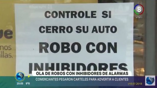 Barrio Las Flores: Ola de robos con inhibidores de alarmas