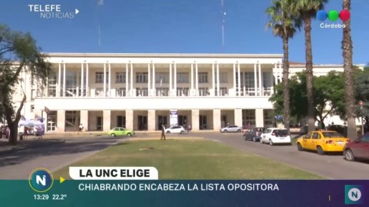 Elecciones en la UNC: Chiabrando encabeza la lista opositora