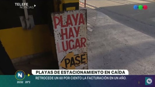 Cayó el uso de playas de estacionamiento