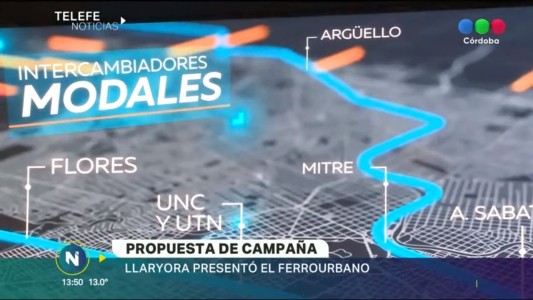 Promesas de campaña: Llaryora prometió un ferrourbano para Córdoba