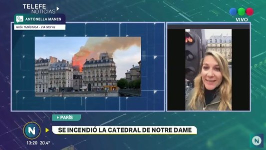 El día después del incendio en la catedral de Notre Dame