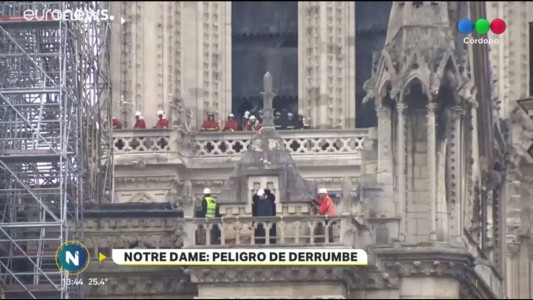 Notre Dame corre riesgo de derrumbe