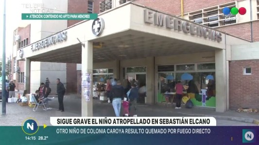 Está grave el niño quemado mientras jugaba con su primo