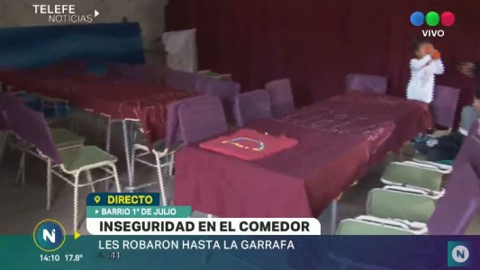 Robaron en el comedor de barrio Primero de Julio