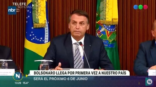 Bolsonaro llega por primera vez a la Argentina