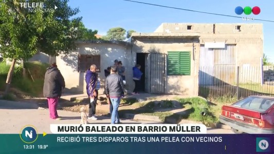 Un joven fue asesinado a balazos en barrio Müller