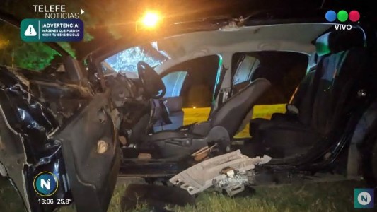 Una mujer murió tras fuerte impacto de un vehículo contra un árbol