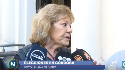 Elecciones Córdoba 2019: Votó Liliana Olivero