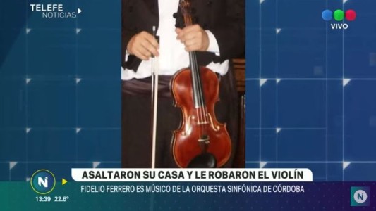 Le robaron el violín a un integrante de la Orquesta Sinfónica