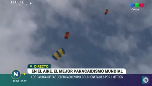 Por primera vez en Córdoba, el mundial de paracaidismo