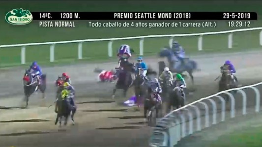 Impactante rodada en el Hipódromo de San Isidro: 3 heridos