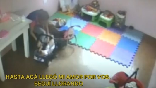 "Cuatro horas con la cara tapada": indignación de la madre de la beba que sufrió el maltrato en la guardería