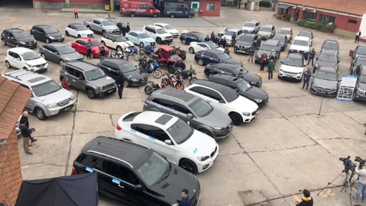 Ruta del dinero narco: secuestran autos alta gama por más de $ 100 millones