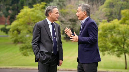 La primera foto de Macri y Pichetto en Olivos
