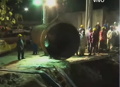 26 barrios sin agua por reparación de un conducto