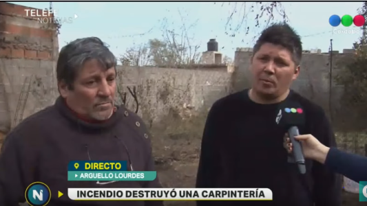 Familia de carpinteros que daba trabajo a chicos de la calle perdió todo