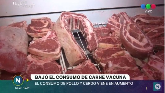 Bajó el consumo de carne vacuna y aumentó el de pollo y cerdo