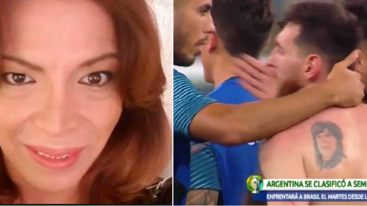 ¿Messi se tatuó a Lizy Tagliani?: mirá lo que dijo la conductora de Telefe