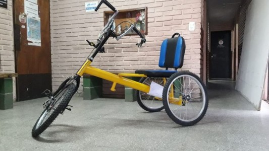 Hallaron una bicicleta especial robada Fundación Jean Maggi