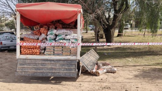 Hombre murió aplastado por bolsas de papas