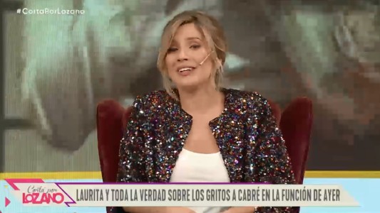 Laurita Fernández habló del escándalo en la obra que protagoniza con Nicolás Cabré