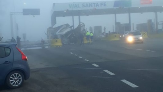 Impactante accidente en la Autopista Rosario-Santa Fe