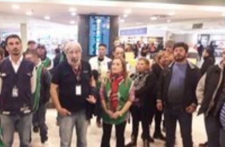 Hay demoras en Ezeiza por un paro de trabajadores del Senasa