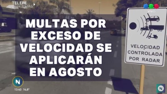 En agosto, comenzarán a multar por exceso de velocidad