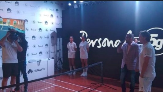 Personal realizó el primer partido de tenis 5G de Córdoba