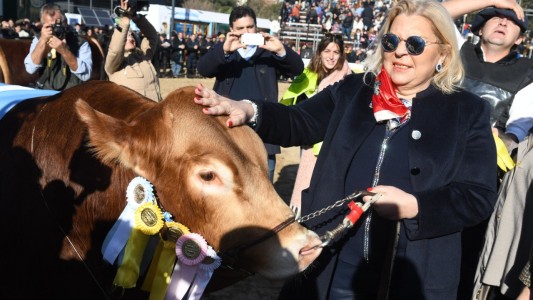 La visita de Carrió a la Exposición Rural: "En octubre ganamos por paliza"
