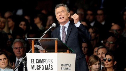 Macri visita la Rural en busca de los votos del campo