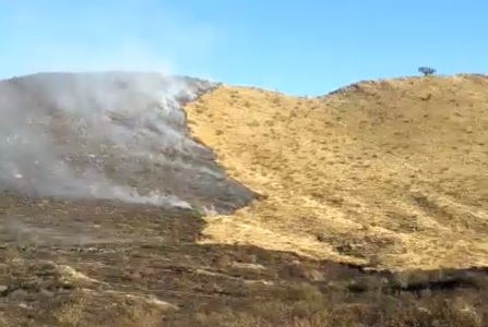 Contuvieron las llamas en La Calera, pero sigue alto el riesgo de incendios