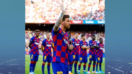 Messi llegó, jugó y se lesionó