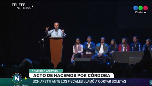 Schiaretti ante los fiscales, llamó a cortar boleta