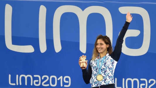 Delfina Pignatiello ganó el oro en los 400 metros libres