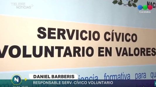 52 jóvenes cordobeses se inscribieron en el Servicio Cìvico Voluntario en Valores