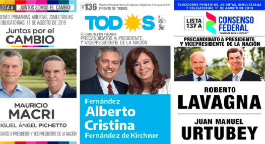 PASO 2019: las diez fórmulas que buscan llegar a octubre