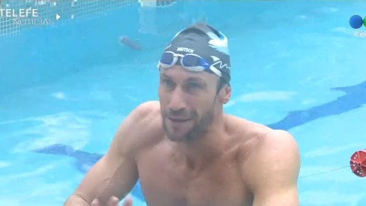 El "Pepe" Meolans vuelve a nadar y va a ser papá